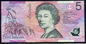 Australia 5 Dollars Polymer BN P 51a - Circulated