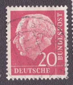 Germany 1954 - 710 Used