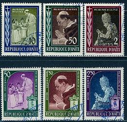 Haiti; 1959: Sc. # 444-446, C139-C141: O/Used Cpl. Set