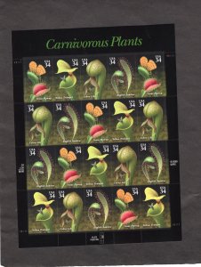 3528-3531 Carnivorous Plants, MNH sheet/20