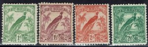 NEW GUINEA 1932 UNDATED BIRD 1D - 2½D