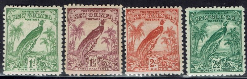 NEW GUINEA 1932 UNDATED BIRD 1D - 2½D