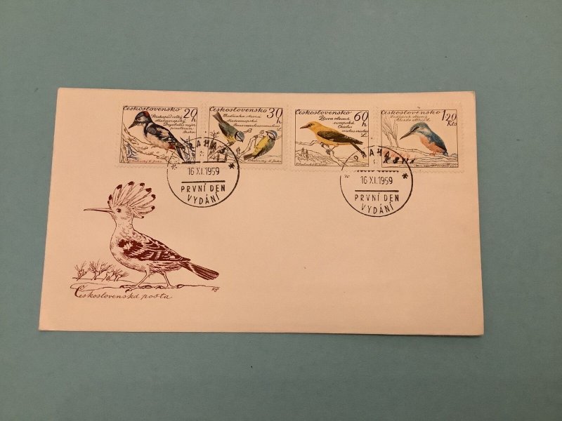 Czechoslovakia 1959 Birds   Stamps Cover R41594 