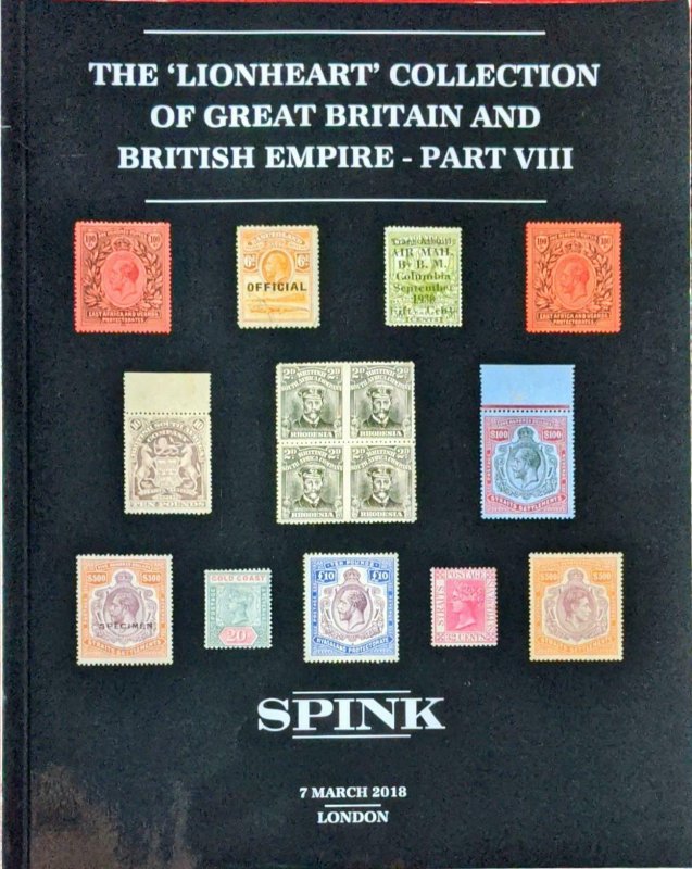 Auction Catalogue Lionheart GREAT BRITAIN & BRITISH EMPIRE