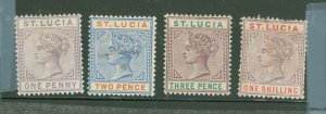 St. Lucia #29/30/32/37