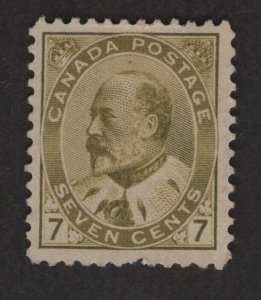 Canada Sc#92 M/H/VF, Cv. $225