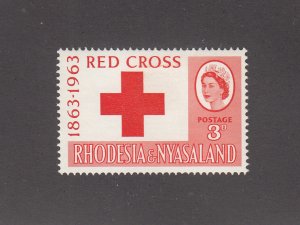 Rhodesia & Nyasaland Scott #188 MH Note