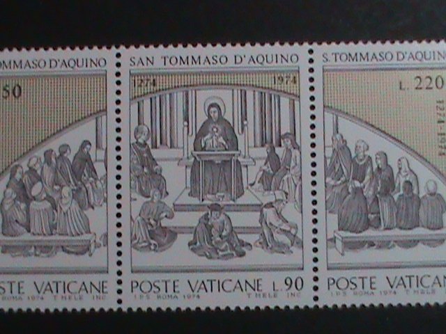 ​VATICAN CITY 1974-SC#557a ST. THOMAS AQUINAS -SCHOLASTIC PHILOSOPHER MNH VF