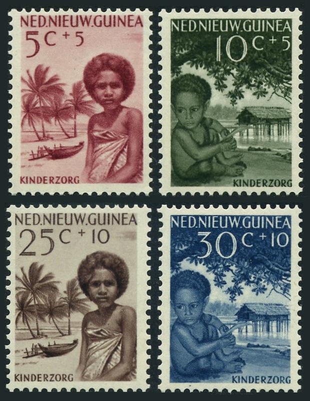 Neth New Guinea B11-B14,MNH.Mi 45-48. Fight against infant mortality,1957.