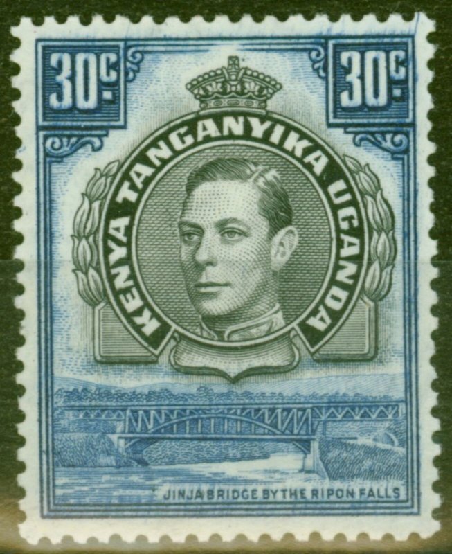 KUT 1938 30c Black & Dull Violet-Blue SG141 Fine Mtd Mint 