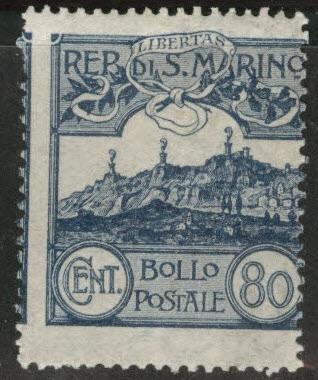 San Marino Scott 67 MH* 1921  stamp