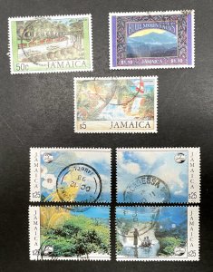 Jamaica: 1994  Tourism, Fine Used set, includes 4 stamps from M/Sheet