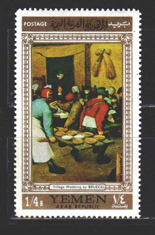 Yemen. 1967. 582 from the series. Brigel painting. MNH.