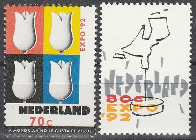 Netherlands #807-8 MNH  (S4139)