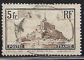 France - Mont-Saint-Michel (Die I) - Scott #249 - F-VF - USED