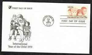 1772 Year of the Child unaddressed Reader's Digest FDC