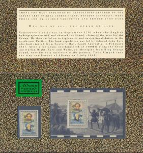 Australia 1991 = EXPLORATION ALBANY W.A. Stamp Pack = MINT XF NH