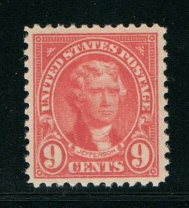 US Scott 561 Jefferson  Mint Never  Hinged