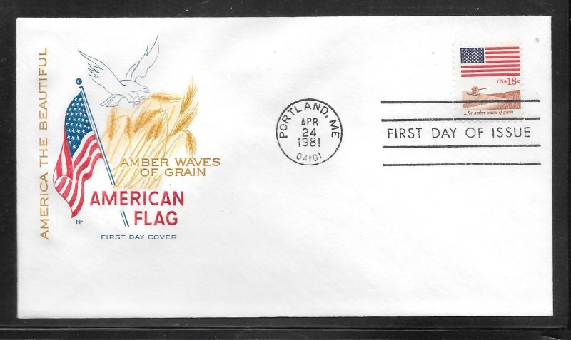 Just Fun Cover #1890 FDC HF Cachet. House of Farnam (myA145)