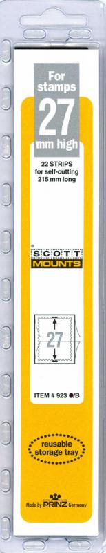 Scott Mounts Black,  27mm Strip 215 (pak 22) (00923B)