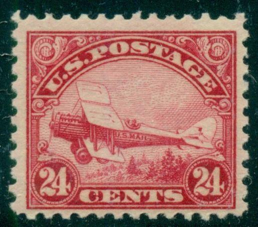 US #C6 24¢ carmine, og, NH, VF Scott $140.00