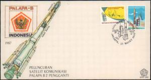 Indonesia, First Day Cover, Space