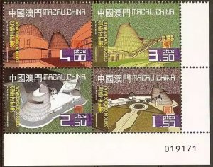 2009 MACAO/MACAU SCIENCE MUSEUM STAMP 4V