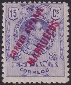 Spanish Morocco 1909 Sc 17 MH*