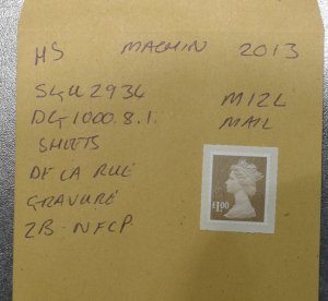 GB Stamps   2013    Machin  SGU2934  MNH  ~~L@@K~~