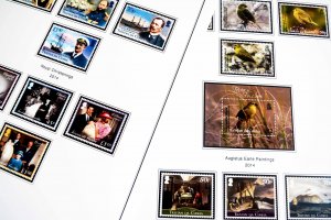 COLOR PRINTED TRISTAN DA CUNHA 2011-2020 STAMP ALBUM PAGES (45 illustr. pages)