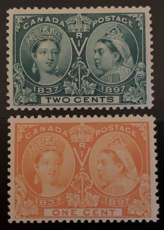 Canada #51-52 VF NH Jubilee C$270.00