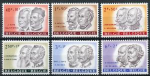 BELGIUM SCOTT#B684/89  MINT NEVER HINGED FULL ORIGINAL GUM--SCOTT VALUE $20.50