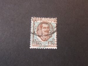 Italy 1901 Sc 87 Bull print Shift FU