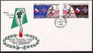 NEW HEBRIDES 1969 Sth Pacific Games FDC....................................68417