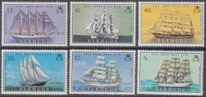 BERMUDA Sc # 337-42 CPL MNH INTERNATIONAL TALL SHIPS RACE in the USA