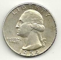 1954-S - Washington Head Quarter - Extremely Fine