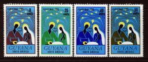 GUYANA 1972 Complete Christmas Set SG 577 to SG 580 MINT
