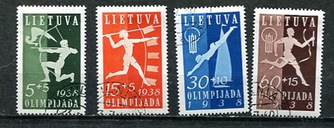 Lithuania 1938 Mi 417-0 Used/CTO Sport CV 60 euro 8682