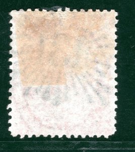 GB SCOTLAND Stamp SG.94 4d Plate 9 Edinburgh BRUNSWICK STAR *131* REDG136