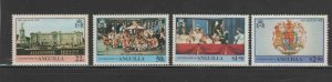 ANGUILLA #315-318   1978 QEII CORONATION 25TH ANNIV.  MINT VF NH  O.G    a