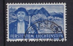 Liechtenstein  #142  used   1937  pheasant  30rp