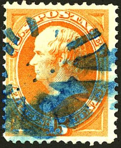 U.S. #141 USED BLUE CANCEL