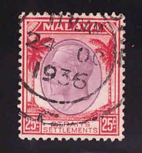 Straits Settlements Scott 226  Used KGV
