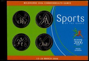 Australia 2453 Prestige Booklet MNH Commonwealth Games, Coins