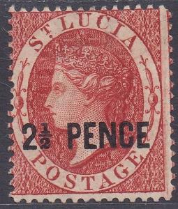 ST LUCIA 1881 QV 21/2D 