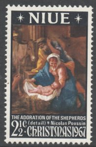 Niue Scott 120 - SG139, 1967 Christmas 2.1/2c MNH**