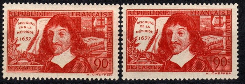 France #330-1  MNH CV $14.25  (P133)