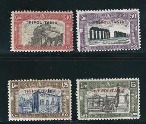 Tripolitania B21-24 Sas 50-53 MNH F/VF 1929 SCV $60.00