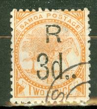 Samoa 25a used CV $25