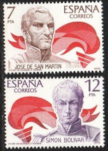 Spain Sc #2116-2117 MNH